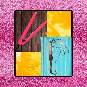 Travel Sized Straightening Iron & Curling Iron